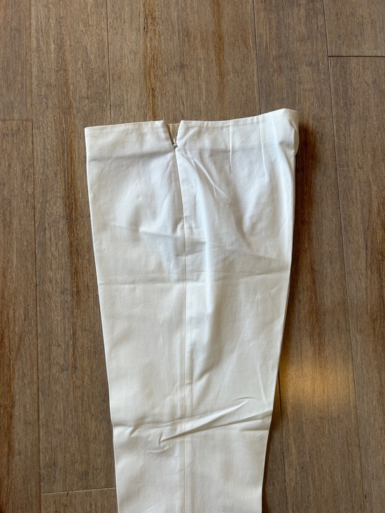 Brunello Cucinelli stretch-cotton white capri trousers size US 10 made in Italy - Picture 2 of 16